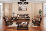 Oakman Sofa and Loveseat by ESF Furniture at Eve Furniture