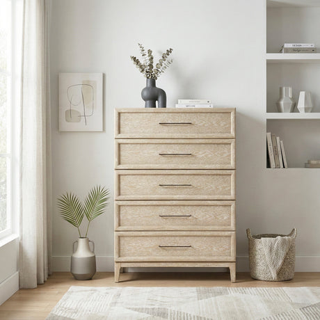 Oakmont Light Brown Chest by Homelegance at Eve Furniture