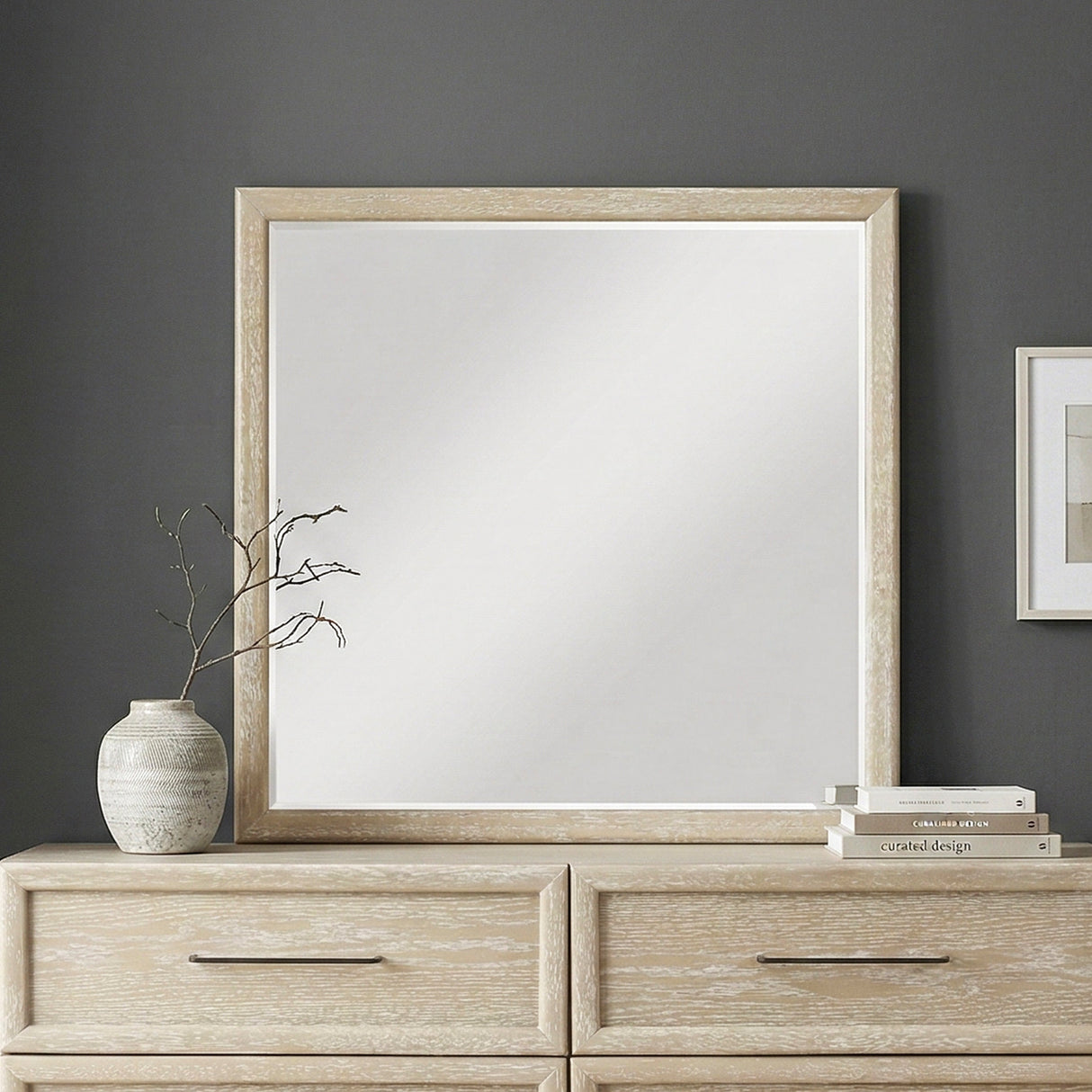 Oakmont Light Brown Mirror by Homelegance at Eve Furniture