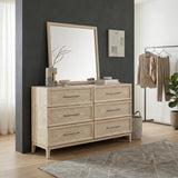 Oakmont Light Brown Mirror by Homelegance at Eve Furniture