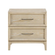 Oakmont Light Brown Night Stand by Homelegance at Eve Furniture
