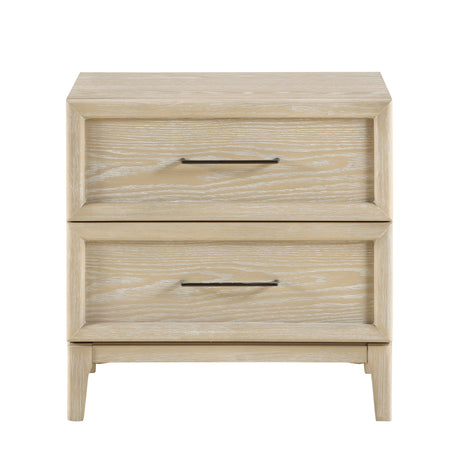 Oakmont Light Brown Night Stand by Homelegance at Eve Furniture