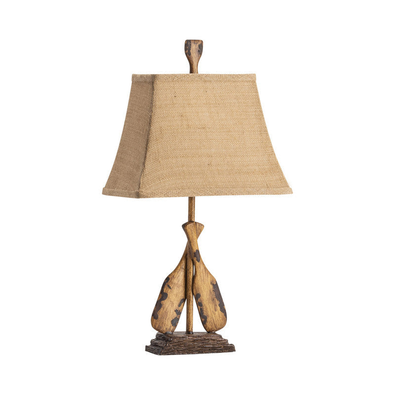 Oar Brown Accent Lamp (Set of 2) by Crestview at Eve Furniture