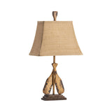 Oar Brown Accent Lamp (Set of 2) by Crestview at Eve Furniture