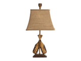 Oar Brown Accent Lamp (Set of 2) by Crestview at Eve Furniture