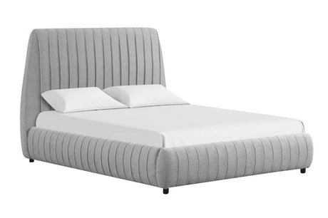 Oasis Grey Queen Platform Bed by Happy Homes at Eve Furniture
