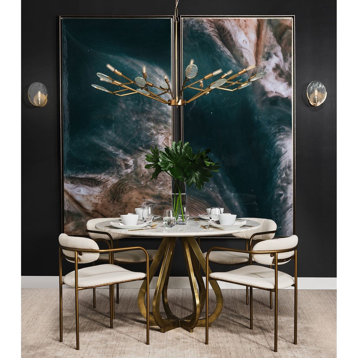 Oasis II by Studio M a handmade Original Framed Canvas Artwork by Mercana at Eve Furniture