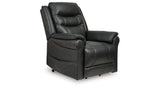 Oatman Carbon Power Lift Recliner by ASHLEY FURNITURE at Eve Furniture
