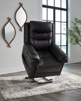 Oatman Carbon Power Lift Recliner by ASHLEY FURNITURE at Eve Furniture