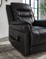 Oatman Carbon Power Lift Recliner by ASHLEY FURNITURE at Eve Furniture