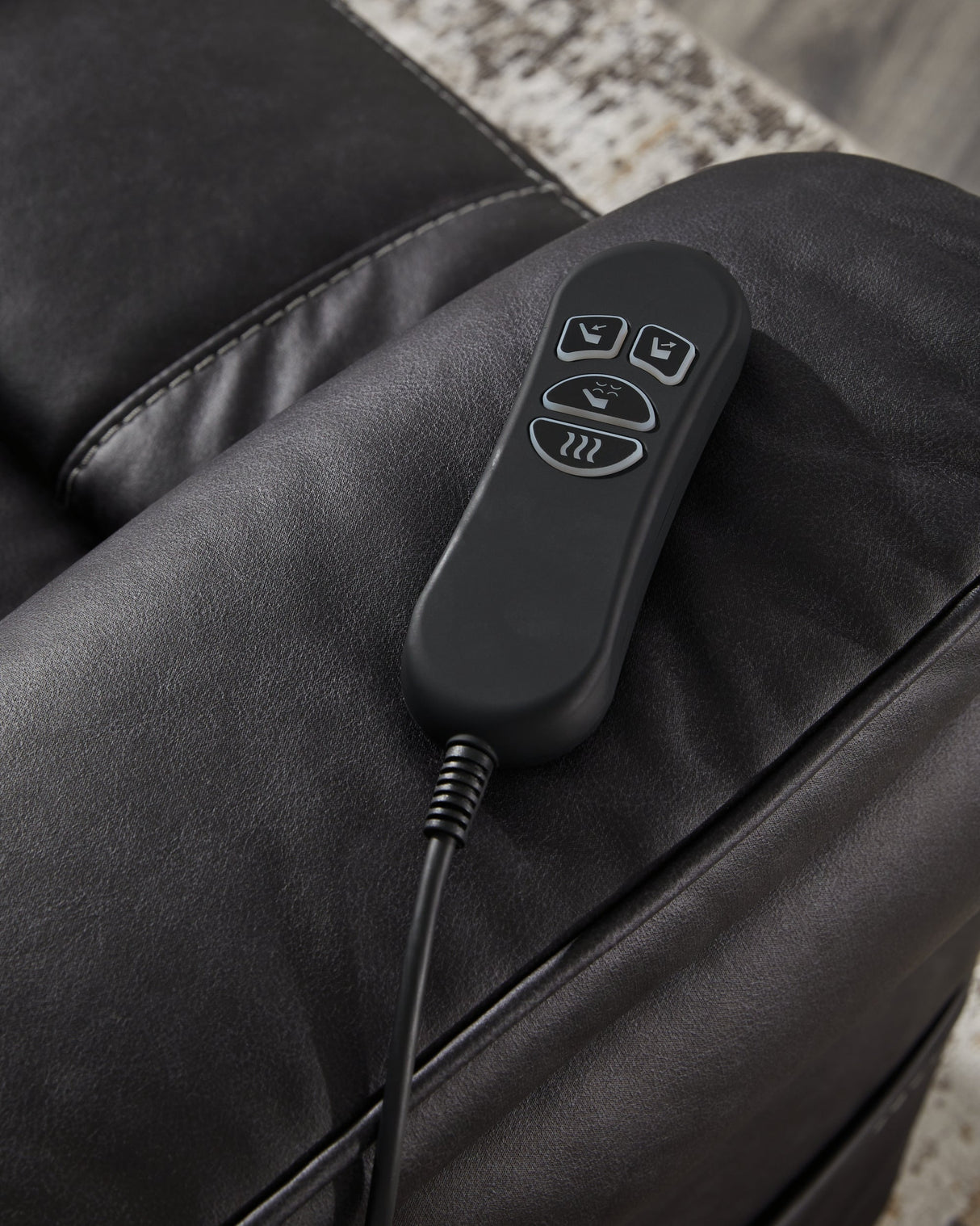 Oatman Carbon Power Lift Recliner by ASHLEY FURNITURE at Eve Furniture