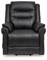 Oatman Carbon Power Lift Recliner by ASHLEY FURNITURE at Eve Furniture