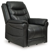 Oatman Carbon Power Lift Recliner by ASHLEY FURNITURE at Eve Furniture