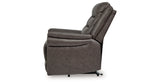 Oatman Umber Power Lift Recliner by ASHLEY FURNITURE at Eve Furniture