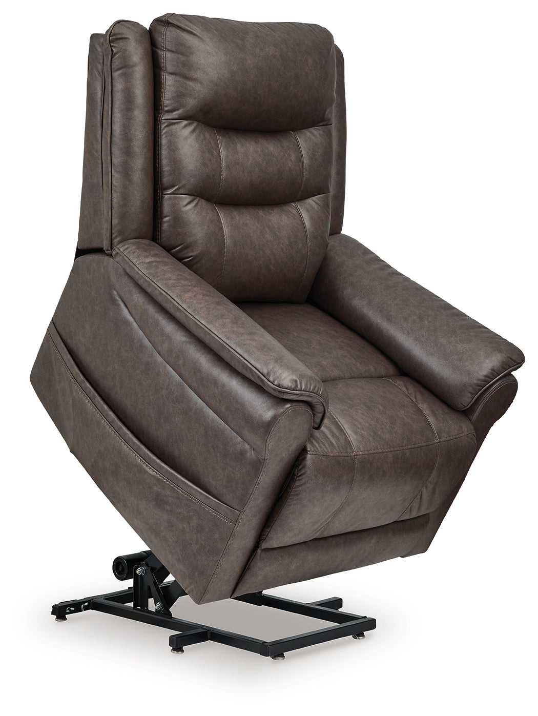 Oatman Umber Power Lift Recliner by ASHLEY FURNITURE at Eve Furniture