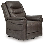 Oatman Umber Power Lift Recliner by ASHLEY FURNITURE at Eve Furniture