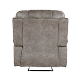 Oberon Grayish Brown Double Reclining Living Room Set by Homelegance at Eve Furniture
