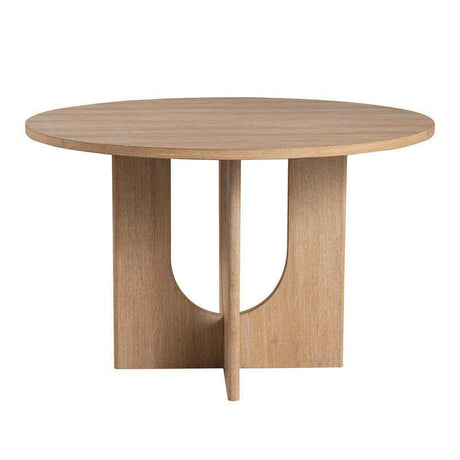 Oberto Natural 5 Pc. Round Dining Table Set by Furniture of America at Eve Furniture