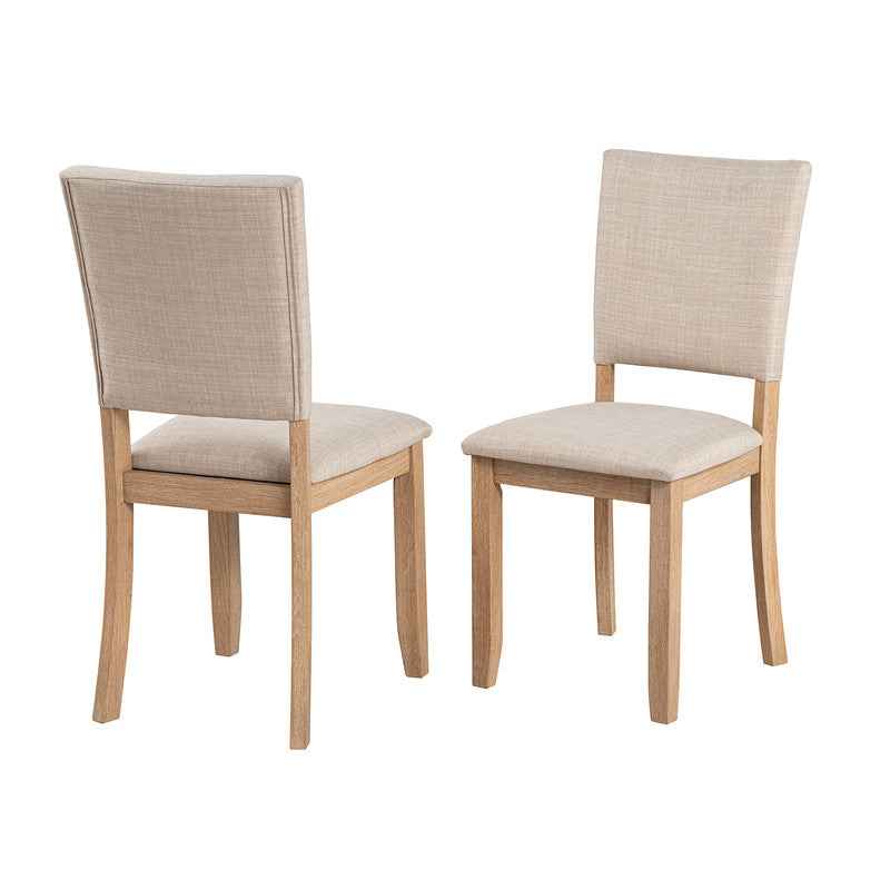 Oberto Natural Side Chair (Set of 4) by Furniture of America at Eve Furniture