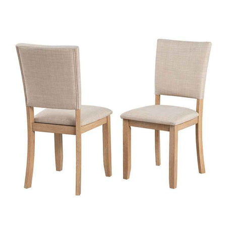 Oberto Natural Side Chair (Set of 4) by Furniture of America at Eve Furniture