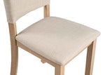 Oberto Natural Side Chair (Set of 4) by Furniture of America at Eve Furniture