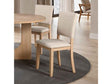 Oberto Natural Side Chair (Set of 4) by Furniture of America at Eve Furniture