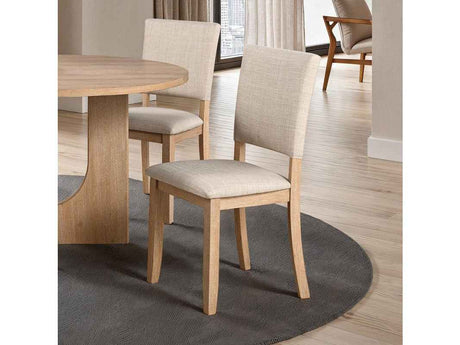 Oberto Natural Side Chair (Set of 4) by Furniture of America at Eve Furniture