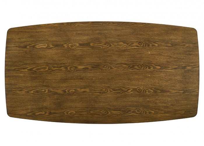 Oberwil Antique Oak & Black 7pc Dining Room Set by Furniture of America at Eve Furniture