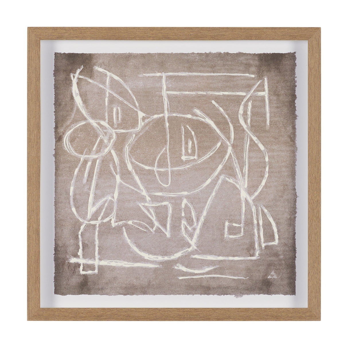 Obscure I by Mercana Studio Hand Embelished Framed Artwork Matted under Glass by Mercana at Eve Furniture