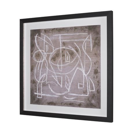 Obscure I by Mercana Studio Hand-Embellished Framed Artwork Matted under Glass by Mercana at Eve Furniture