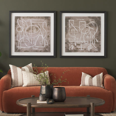 Obscure I by Mercana Studio Hand-Embellished Framed Artwork Matted under Glass by Mercana at Eve Furniture