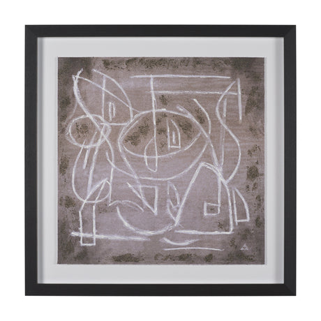 Obscure I by Mercana Studio Hand-Embellished Framed Artwork Matted under Glass by Mercana at Eve Furniture