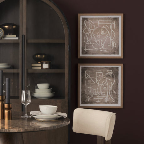 Obscure II by Mercana Studio Hand Embelished Framed Artwork Matted under Glass by Mercana at Eve Furniture
