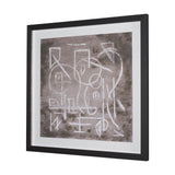 Obscure II by Mercana Studio Hand-Embellished Framed Artwork Matted under Glass by Mercana at Eve Furniture