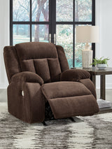 Observation Chocolate Power Recliner by Ashley at Eve Furniture