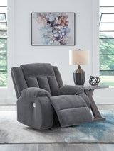 Observation Steel Power Recliner by Ashley at Eve Furniture