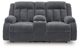Observation Steel Power Reclining Living Room Set by Ashley at Eve Furniture