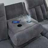 Observation Steel Power Reclining Living Room Set by Ashley at Eve Furniture