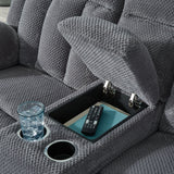 Observation Steel Power Reclining Sofa and Loveseat by Ashley at Eve Furniture