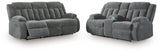 Observation Steel Power Reclining Sofa and Power Recliner by Ashley at Eve Furniture