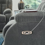 Observation Steel Power Reclining Sofa and Power Recliner by Ashley at Eve Furniture
