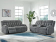 Observation Steel Power Reclining Sofa and Power Recliner by Ashley at Eve Furniture