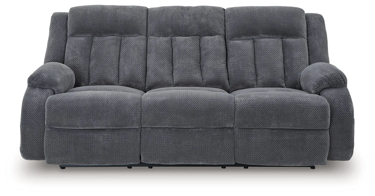 Observation Steel Power Reclining Sofa and Loveseat by Ashley at Eve Furniture