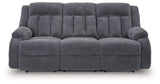 Observation Steel Power Reclining Sofa with Drop Down Table by Ashley at Eve Furniture