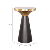 Obsidian Accent Table Multicolor by Zuomod at Eve Furniture
