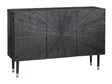 Obsidian Black Three-Door Sideboard by Crestview at Eve Furniture