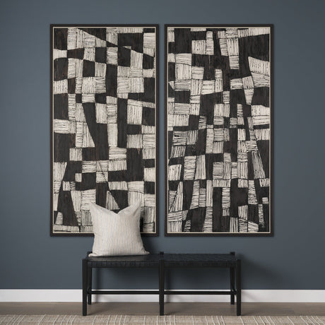 Occurrence II by Mercana Studio Hand-Embellished Textured Framed Canvas Artwork by Mercana at Eve Furniture