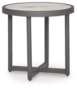 Ocean Beach Gray Outdoor End Table by Ashley at Eve Furniture