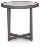 Ocean Beach Gray Outdoor End Table by Ashley at Eve Furniture