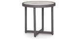 Ocean Beach Gray Outdoor End Table by Ashley at Eve Furniture